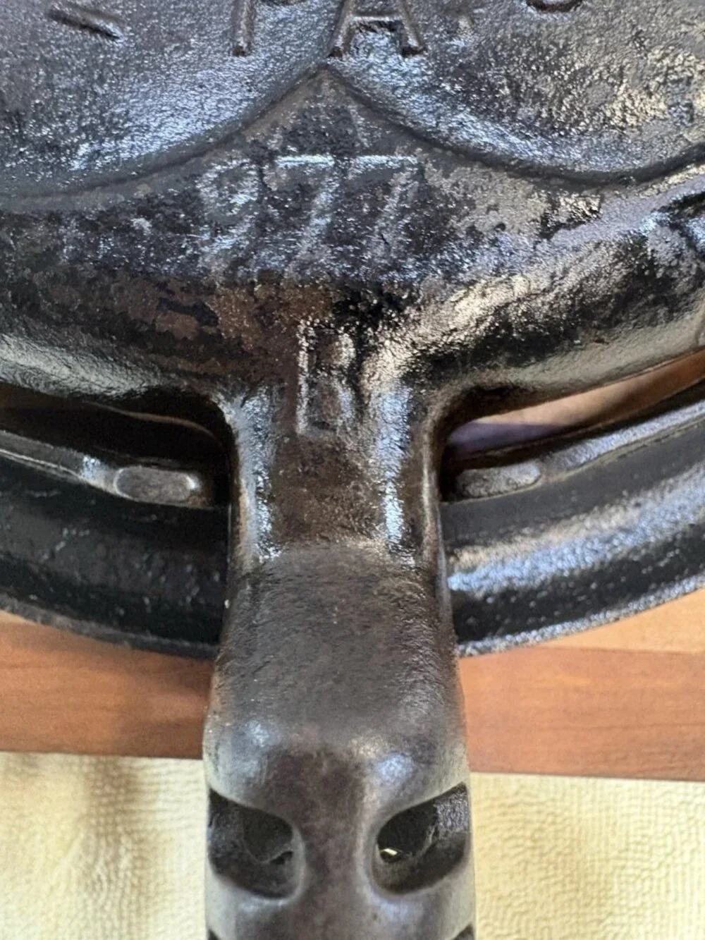 Vtg Griswold No.8 Waffle Maker Cast Iron 1908 Co American Low Base 975,976,977